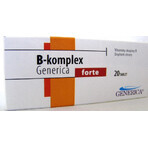 GENERICA B-complex forte 1×20 tbl, B-complex GENERICA B-complex forte 1×20 tbl, B-complex