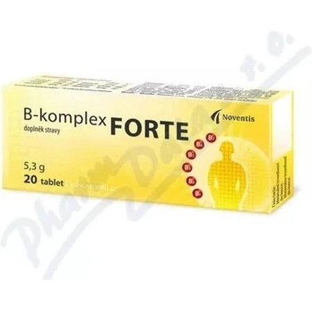 GENERICA B-complex forte 1×20 tbl, B-complex