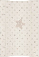CEBA Change mat 2 square soft COSY (50x70) Beige stars 1&#215;1 pc