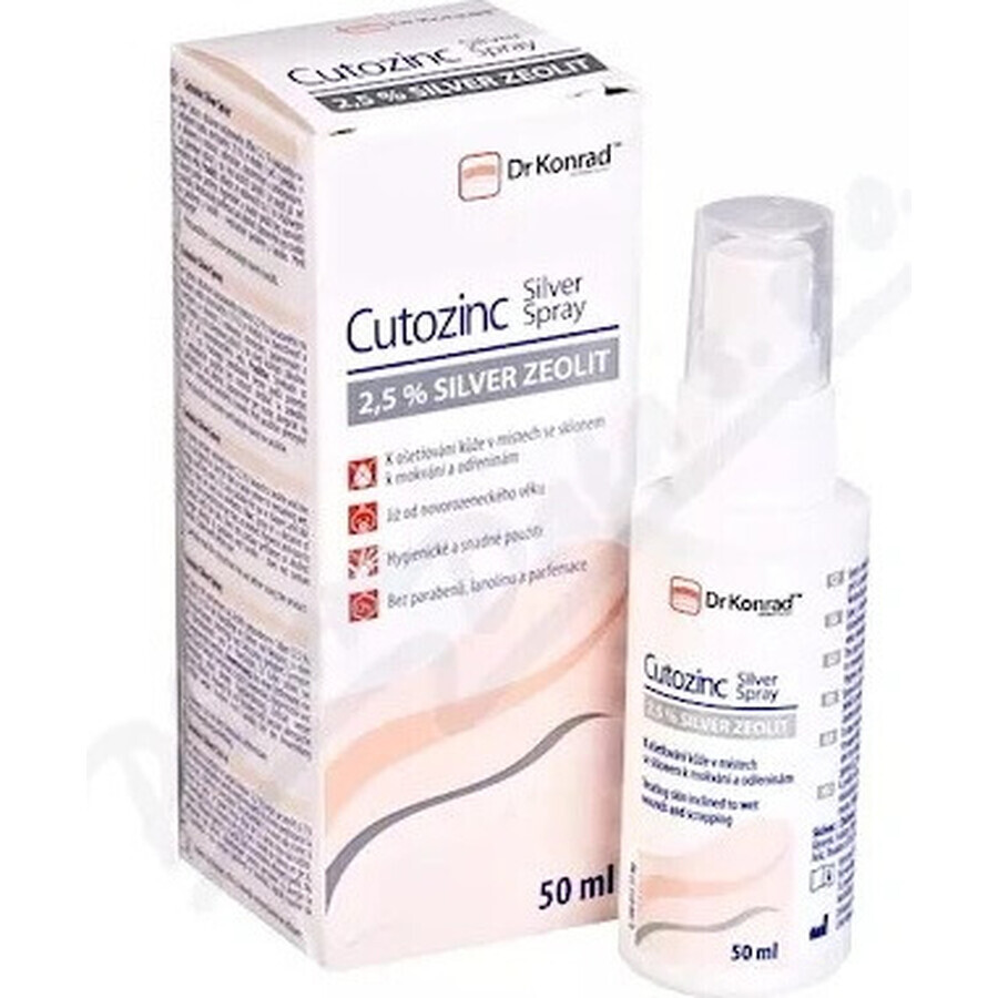 Dr. Konrad Cutozinc Silver Spray 1×50 ml, skin care