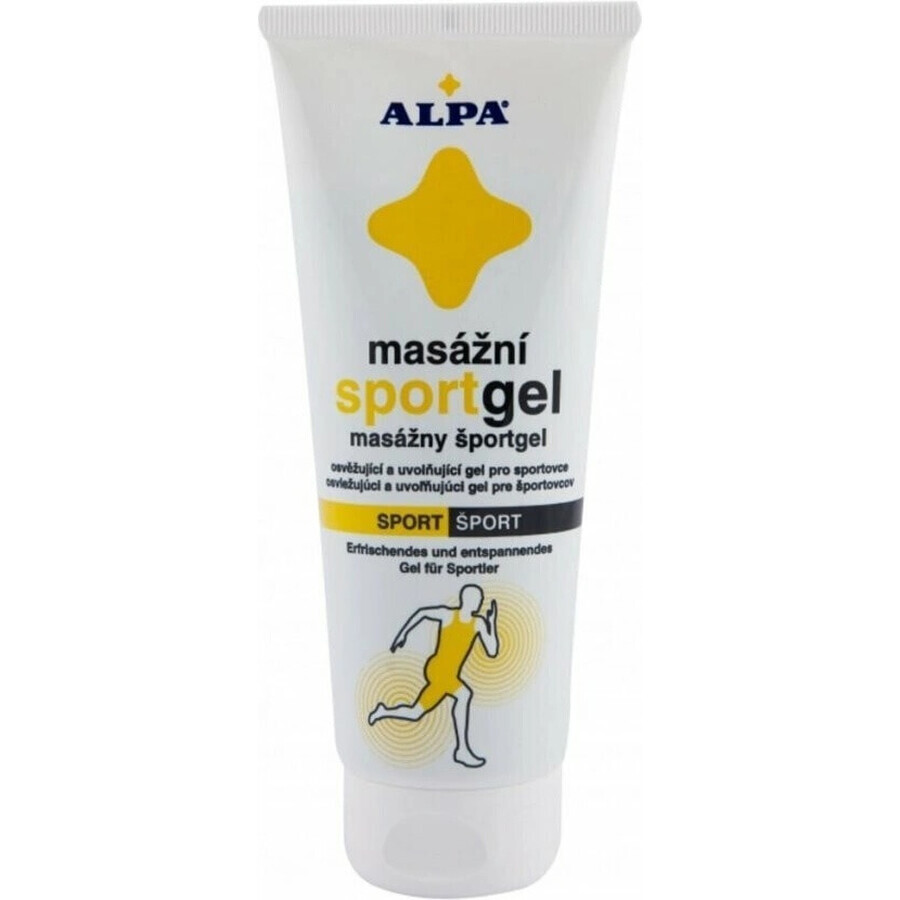 ALPA SportStar GEL DE MASAJE DEPORTIVO 1×210 ml, gel para deportistas