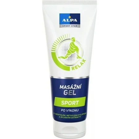 ALPA SportStar SPORTS MASSAGE GEL 1×210 ml, Gel für Sportler