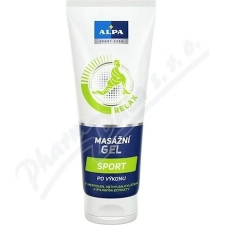 ALPA SportStar SPORTS MASSAGE GEL 1×210 ml, Gel für Sportler