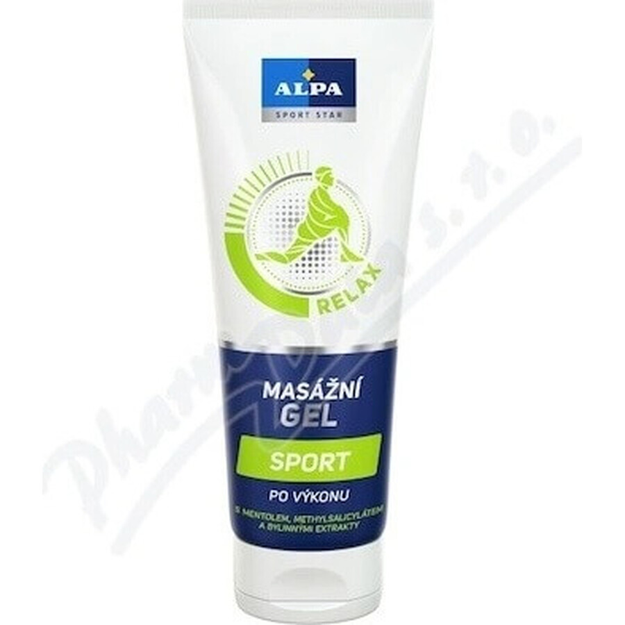 ALPA SportStar GEL DE MASAJE DEPORTIVO 1×210 ml, gel para deportistas