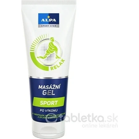 ALPA SportStar SPORTS MASSAGE GEL 1×210 ml, Gel für Sportler