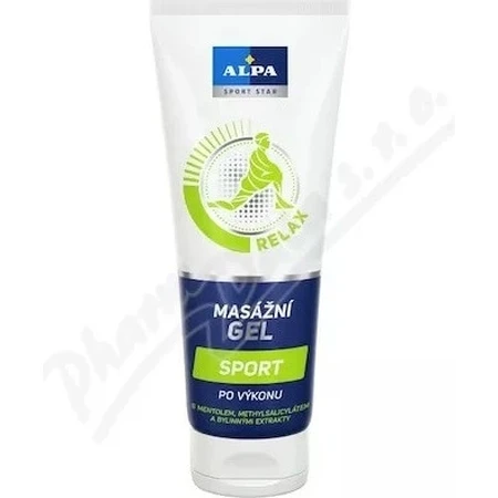 ALPA SportStar SPORTS MASSAGE GEL 1×210 ml, Gel für Sportler