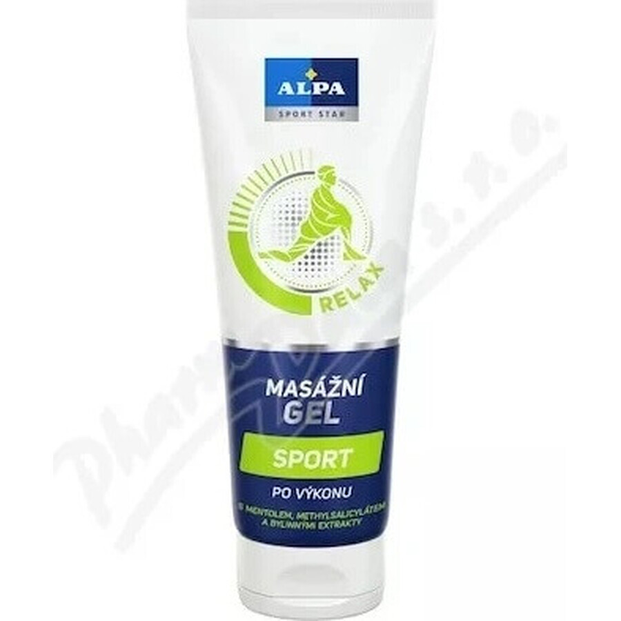 ALPA SportStar GEL DE MASAJE DEPORTIVO 1×210 ml, gel para deportistas