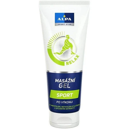 ALPA SportStar SPORTS MASSAGE GEL 1×210 ml, Gel für Sportler