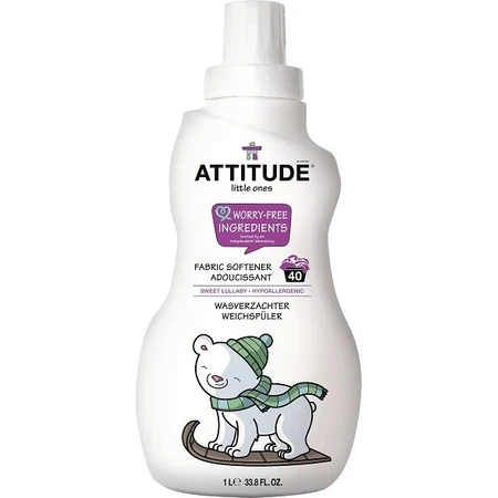 ATTITUDE Acondicionador para tejidos infantiles Dulce Canción de Cuna 1×1000 ml, acondicionador para tejidos infantiles
