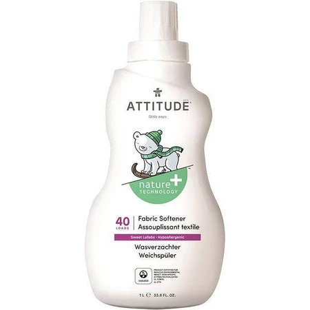 ATTITUDE Acondicionador para tejidos infantiles Dulce Canción de Cuna 1×1000 ml, acondicionador para tejidos infantiles