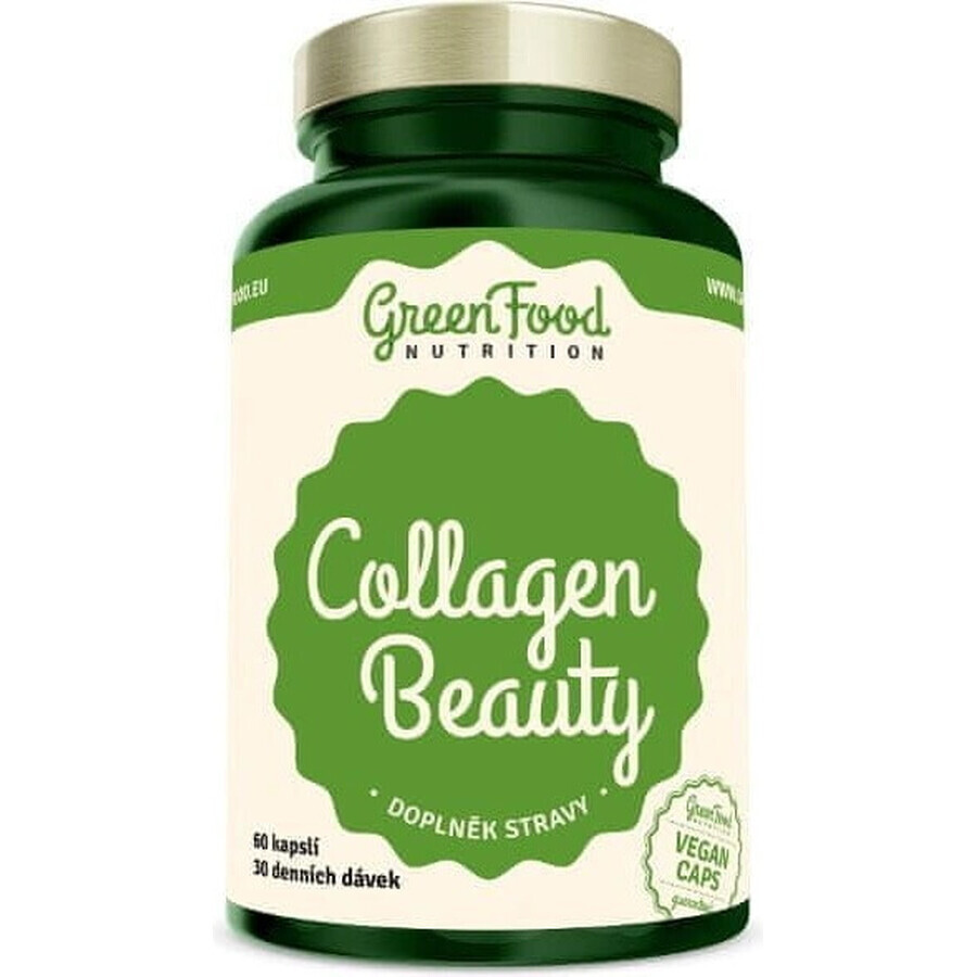 GreenFood Nutrition Colagen Beauty Forte 1×90 cps, supliment alimentar