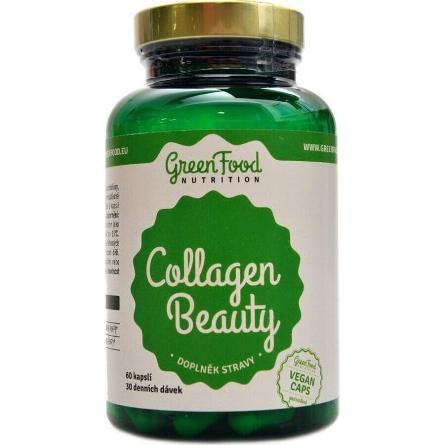 GreenFood Nutrition Colagen Beauty Forte 1×90 cps, supliment alimentar