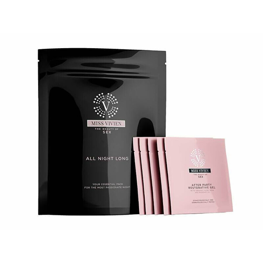 Miss Vivien All Night Long 5 Beutel + Kondom 5×6 ml, Intimhygiene-Packung