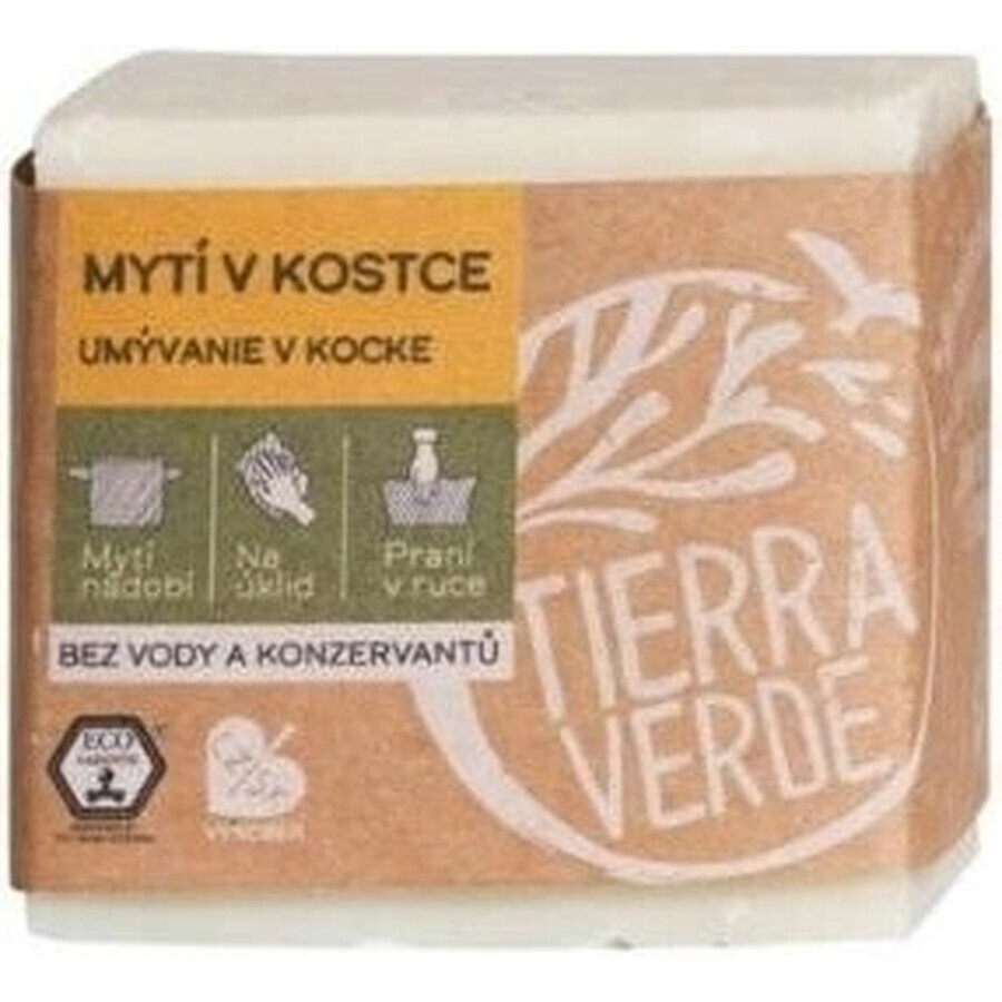TIERRA VERDE Se spală într-un cub 1×165 g, săpun pentru spălat sau spălat vase