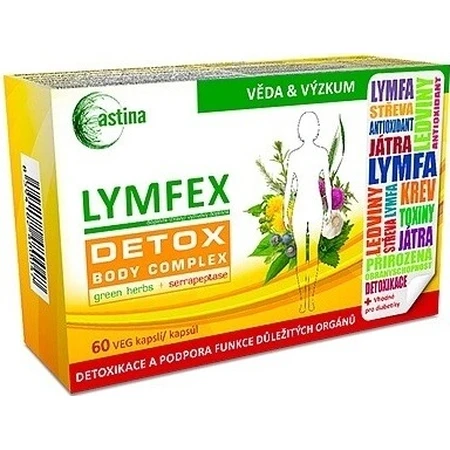 Astina LYMFEX 1×60 cps , voedingssupplement