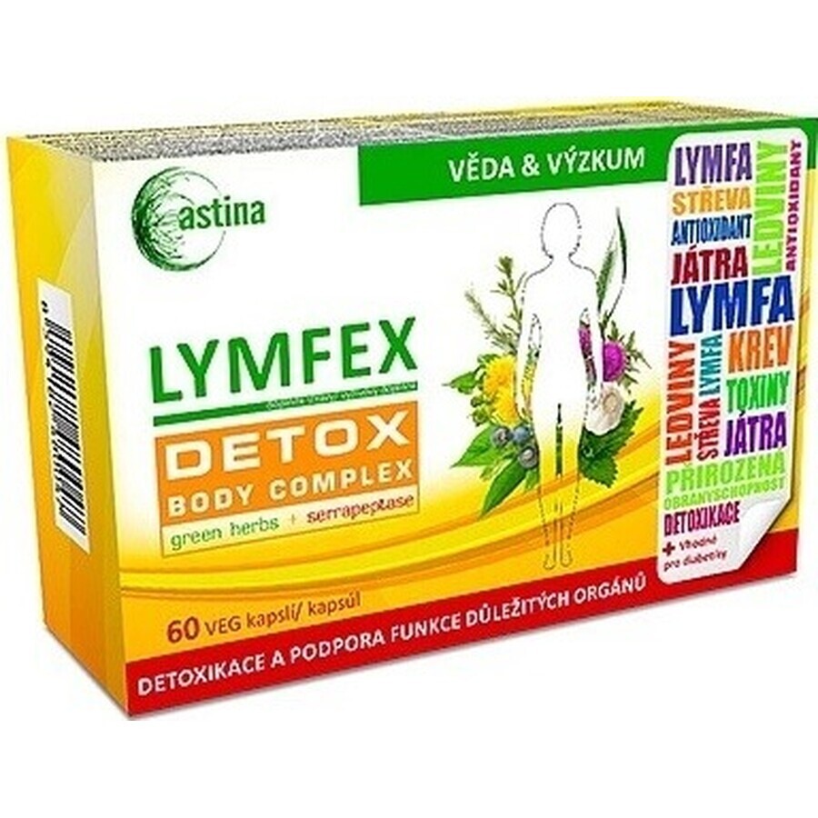 Astina LYMFEX 1×60 cps , voedingssupplement