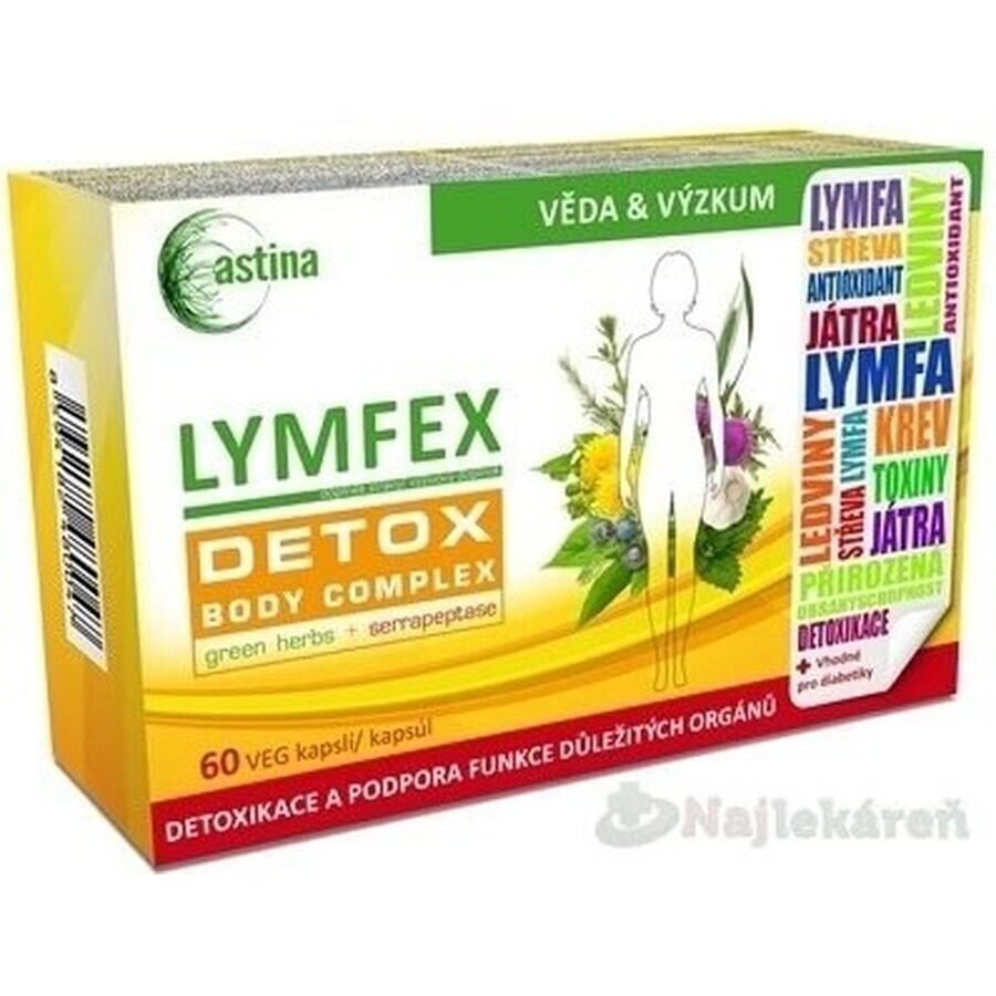 Astina LYMFEX 1×60 cps , voedingssupplement