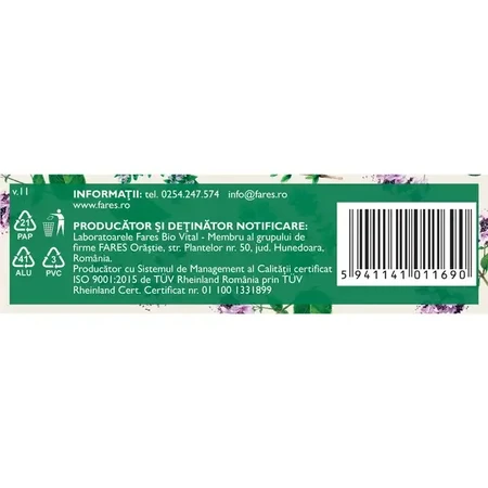 Biomicin Urinar, A20, 15 Kapseln, Fares