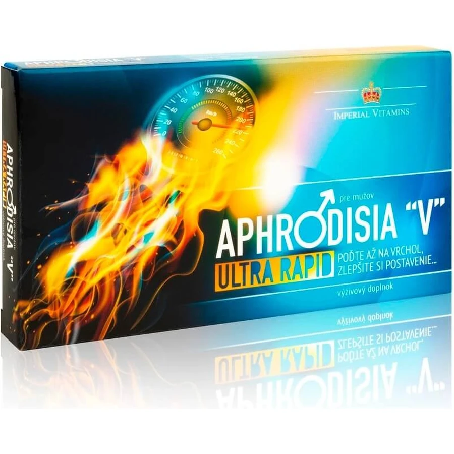 Aphrodisia V ultra fast for men 1×10 cps, complemento alimenticio