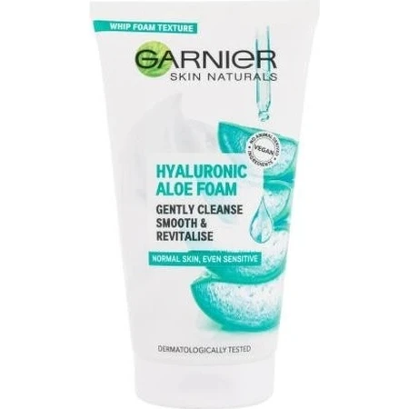 Garnier Hyaluronic Aloe Cleansing Foam 1×150 ml, Reinigungsschaum