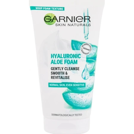 Garnier Hyaluronic Aloe Cleansing Foam 1×150 ml, Reinigungsschaum