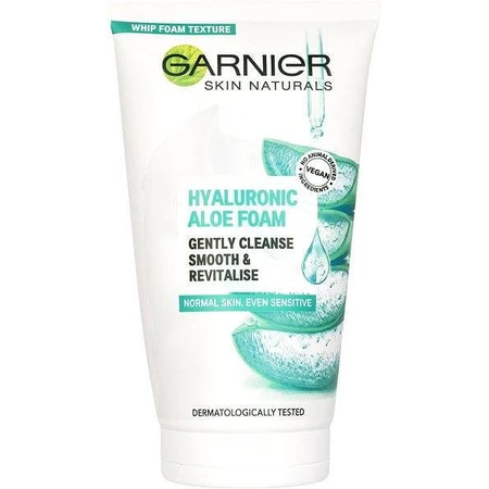 Garnier Hyaluronic Aloe Cleansing Foam 1×150 ml, Reinigungsschaum
