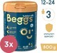 Beggs 3 Milch f&#252;r Kleinkinder, Beggs Box+ pexeso 3&#215;800 g, Milch f&#252;r Kleinkinder