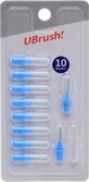 UBrush! - interdental toothbrush - 0,5 mm blue 1&#215;10 pieces