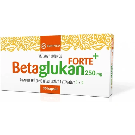 Betaglucan Forte+ 250mg tob.30 1×30 tbl, voedingssupplement