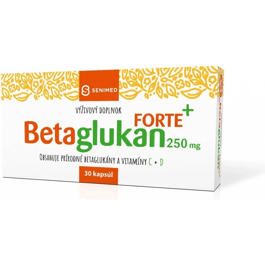 Betaglucan Forte+ 250mg tob.30 1×30 tbl, voedingssupplement