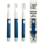 Vitammy Buzz periuță de dinți sonică cu 28.000 de micro mișcări, 2 programe de curățare, Navy/Blue 1×1 buc, periuță de dinți electrică Vitammy Buzz periuță de dinți sonică cu 28.000 de micro mișcări, 2 programe de curățare, Navy/Blue 1×1 buc, periuță de dinți electrică