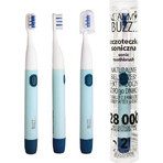 Vitammy Buzz periuță de dinți sonică cu 28.000 de micro mișcări, 2 programe de curățare, Navy/Blue 1×1 buc, periuță de dinți electrică Vitammy Buzz periuță de dinți sonică cu 28.000 de micro mișcări, 2 programe de curățare, Navy/Blue 1×1 buc, periuță de dinți electrică