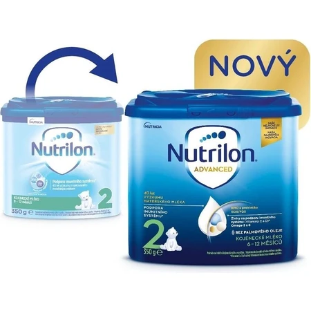Nutrilon Advanced 2 1×350 g, leche maternizada para lactantes