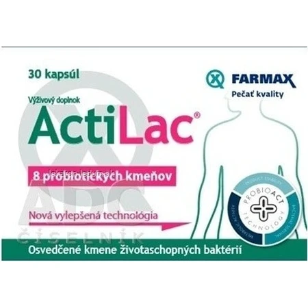 NEURAX ACTILAC 1×30 cps, probiotic