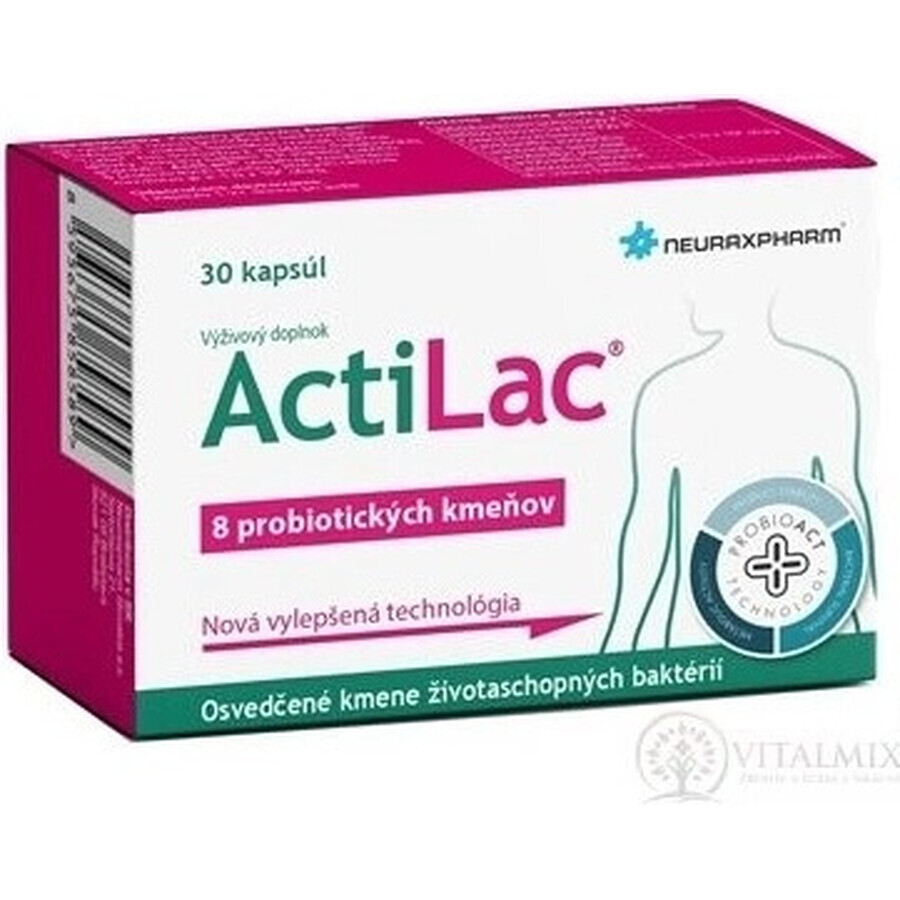 NEURAX ACTILAC 1×30 cps, probiotico