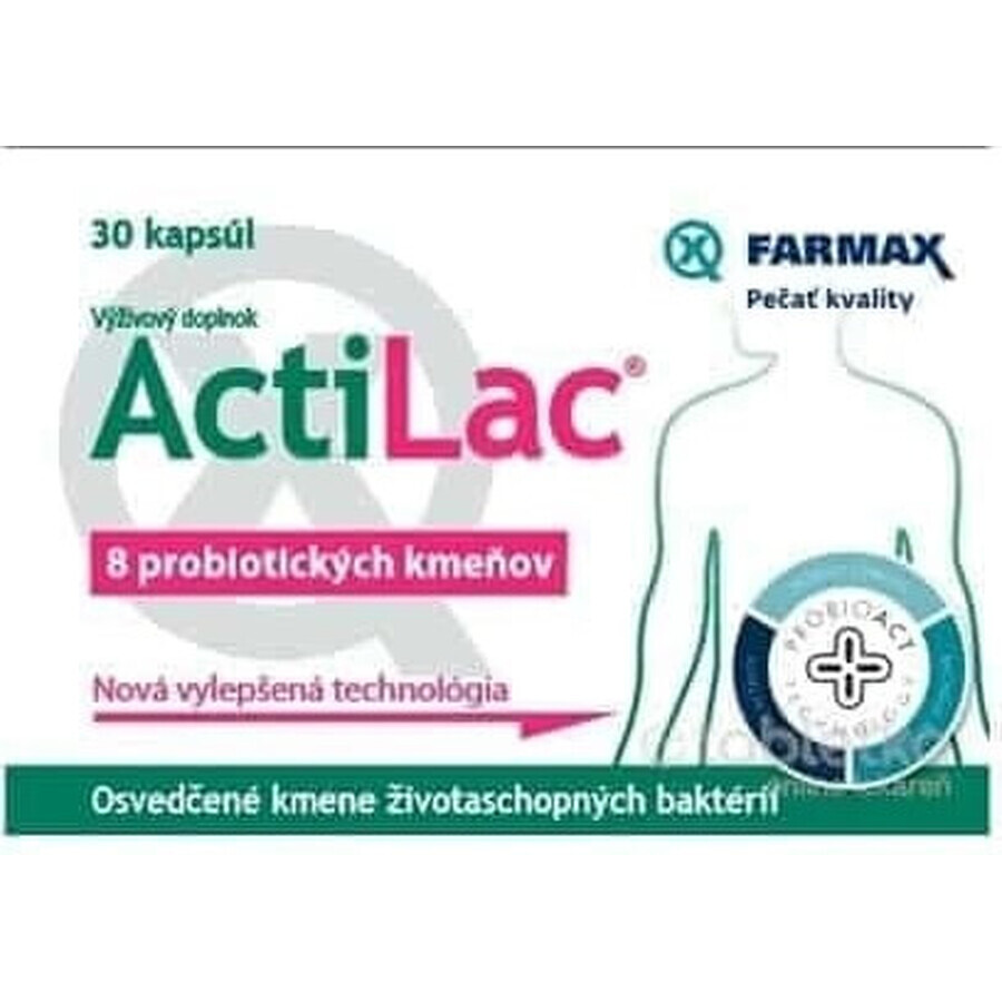 NEURAX ACTILAC 1×30 cps, probiotico