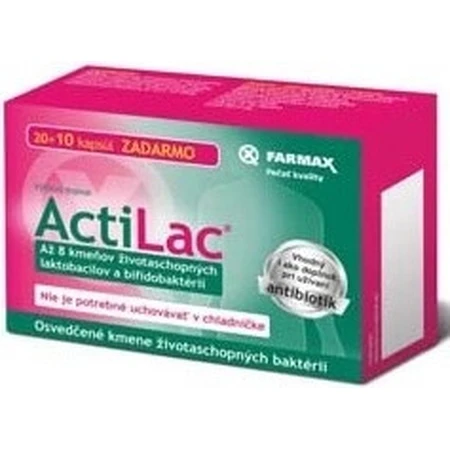 NEURAX ACTILAC 1×30 cps, probiotic