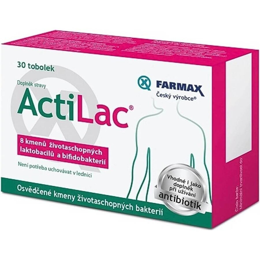 NEURAX ACTILAC 1×30 cps, probiotico