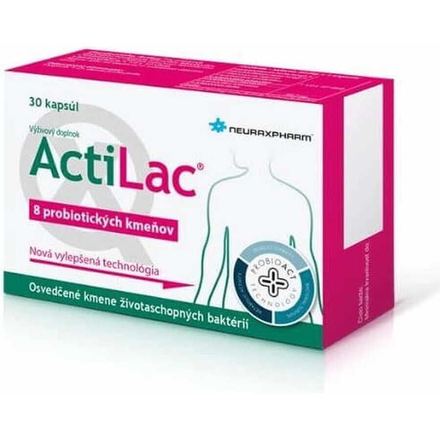 NEURAX ACTILAC 1×30 cps, probiotico