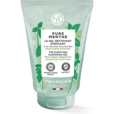 Yves Rocher Pure Menthe Gel Nettoyant 125ml 1×125ml, gel nettoyant