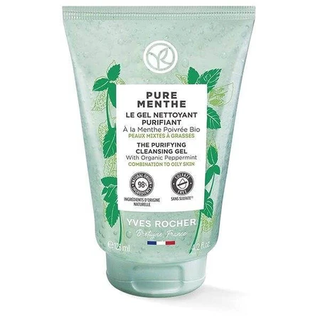 Yves Rocher Pure Menthe Gel Nettoyant 125ml 1×125ml, gel nettoyant