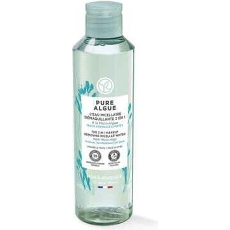 Yves Rocher Pa Eau micellaire exfoliante 2 en 1 1×200 ml, eau micellaire exfoliante pour peaux normales à mixtes