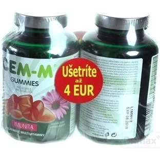 CEM-M GUMMIES GUMMIES INMUNIDAD 2×60 piezas, complemento alimenticio