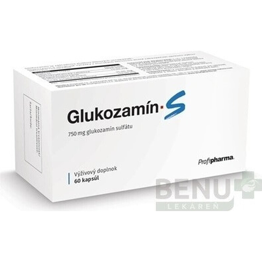 Profipharma Glucosamine S 1×60 cps, nutriție pentru articulații