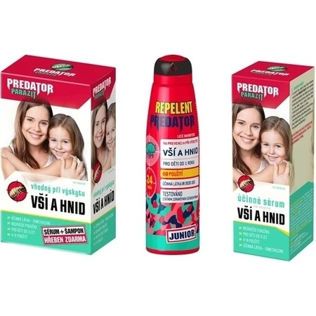 PREDATOR für Läuse und Läuse PACK 1×1 Set, Serum