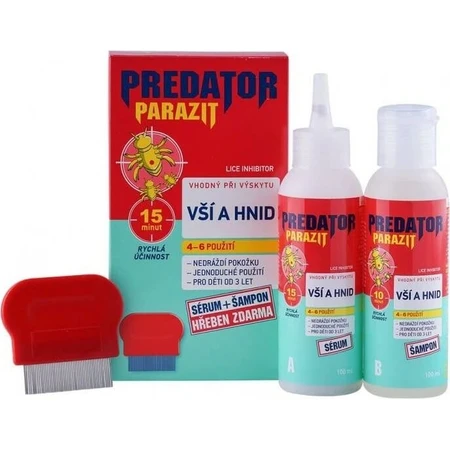 PREDATOR für Läuse und Läuse PACK 1×1 Set, Serum