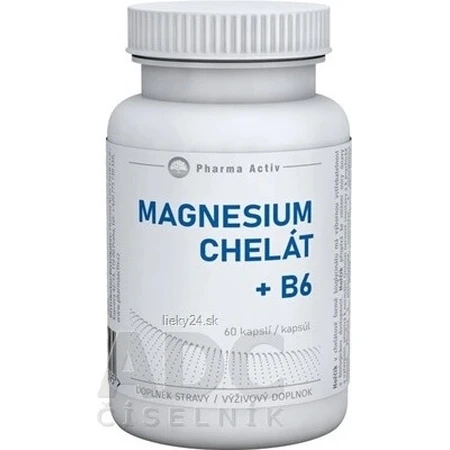 Pharma Activ MAGNESIUM CHELATE MAGNESIUM + B6 1×60 tbl, voedingssupplement