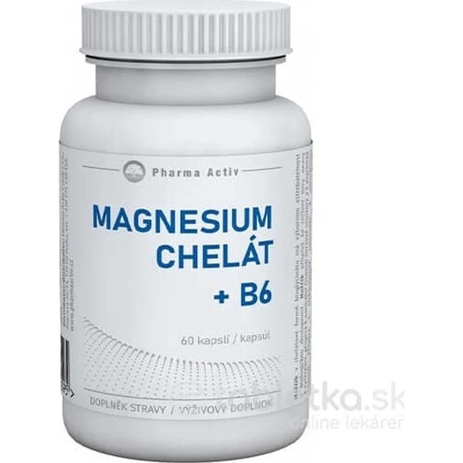 Pharma Activ MAGNESIUM CHELATE MAGNESIUM + B6 1×60 tbl, voedingssupplement