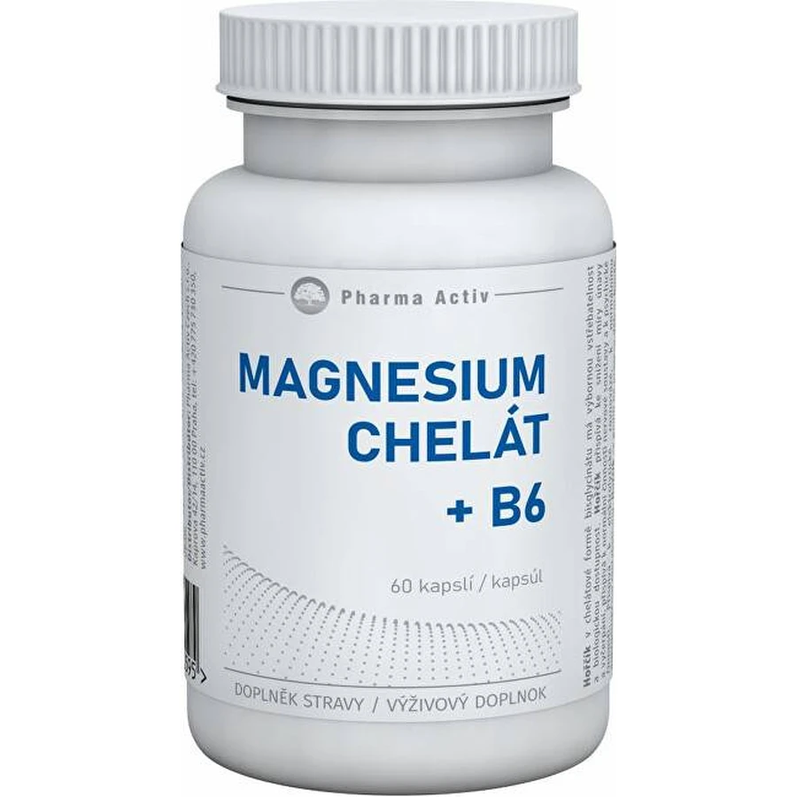 Pharma Activ MAGNESIUM CHELATE MAGNESIUM + B6 1×60 tbl, voedingssupplement