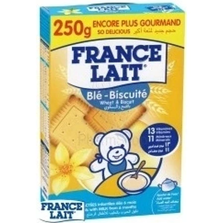 FRANKRIJK LAIT tarwepap met melk, koekjes 1×250g, melkpap